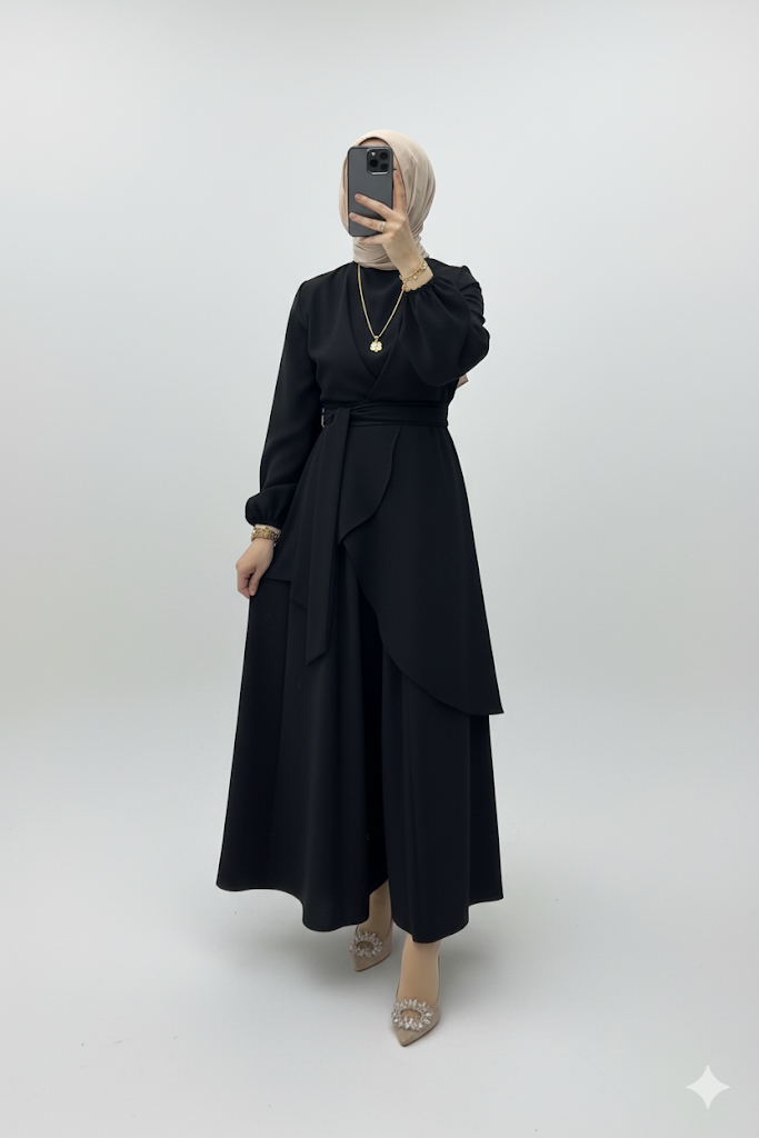 Melik Takımı – Yazlık ve Pratik Tasarım (siyah)