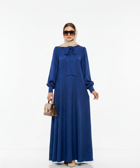 Rana yazlık günlük elbise – Mavi renk