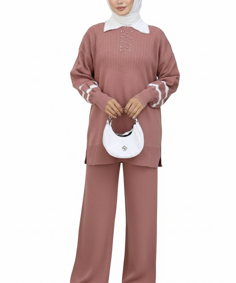 Melis Triko Takımı (Pembe)