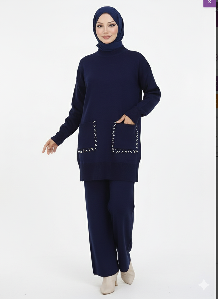 Ceren Triko Takımı (Lacivert)