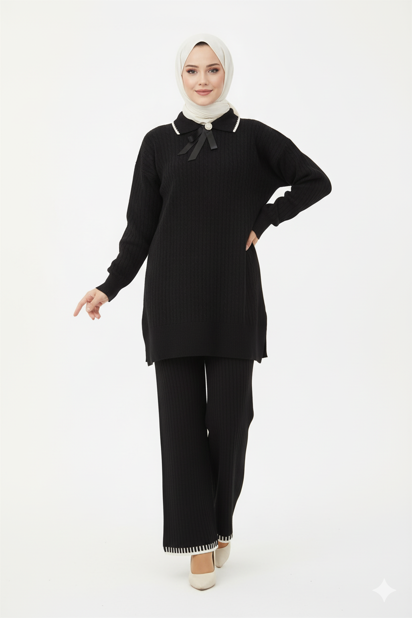 Miray Triko Takımı (Siyah)
