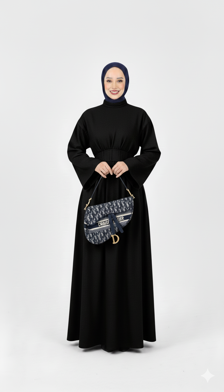 Nara Elbise (Siyah)