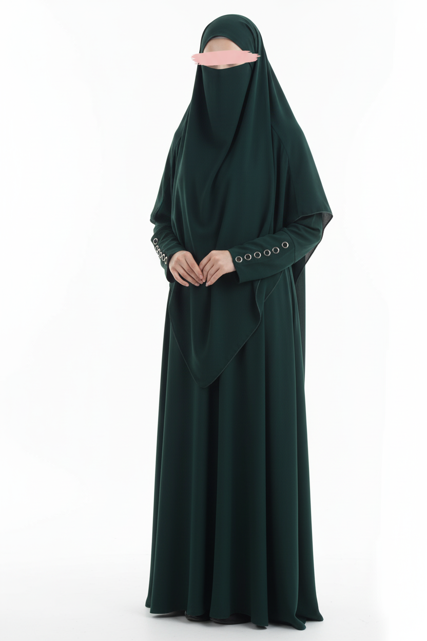 Akleh  Ferace Takimi Model(Zeytin Yeşili) 1823