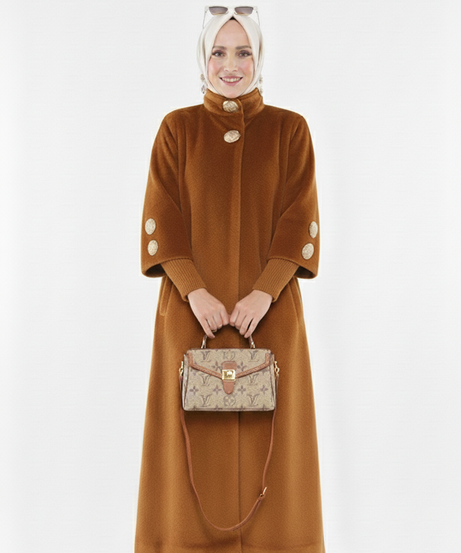 Amal Kışlık Ceket (Karamel)