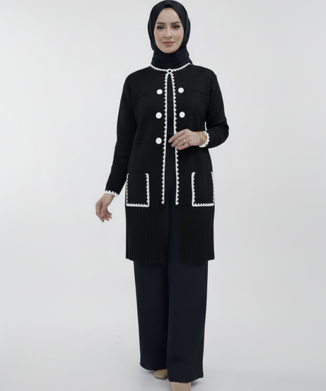 Fareha Ceket (Siyah)