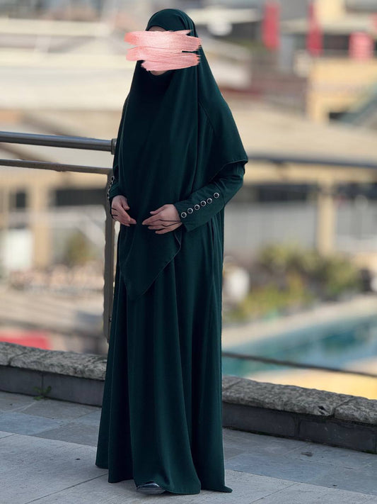 Akleh  Ferace Takimi Model(Zeytin Yeşili) 1823