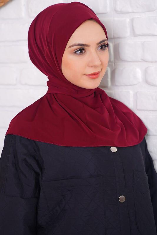 Bordo başörtüsü