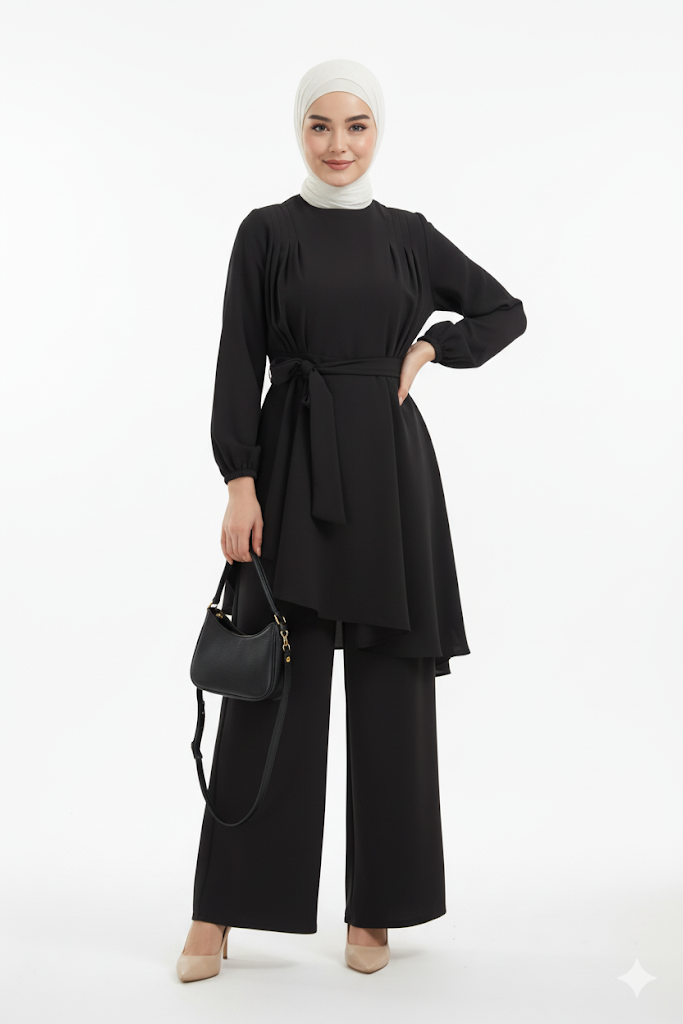 Falak yazlık günlük takım – Siyah